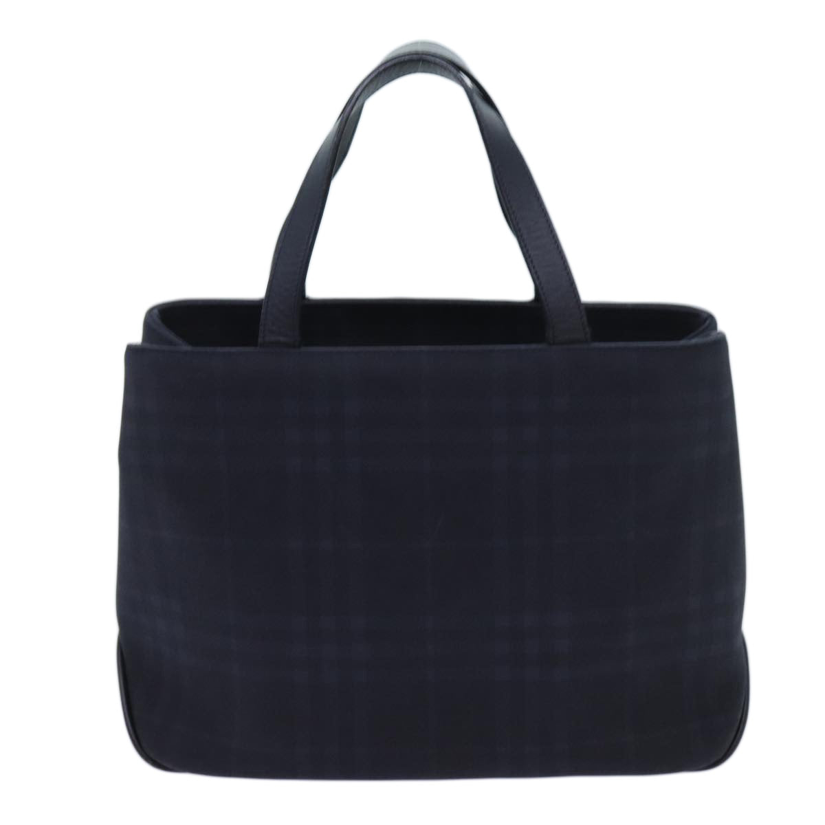 Burberry Nova Check Hand Bag Nylon Coin Purse Set Black Auth bs13820