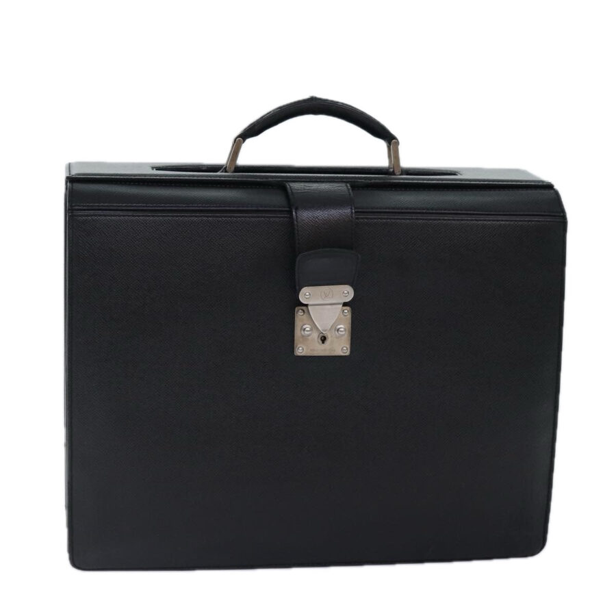 LOUIS VUITTON Taiga Leather Ural Briefcase Ardoise LV Auth bs16941 Handbag | Studio Nafay