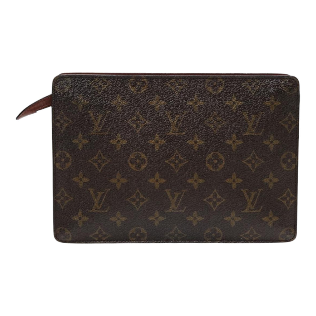LOUIS VUITTON Monogram Pochette Homme Clutch Bag LV Auth bs17617