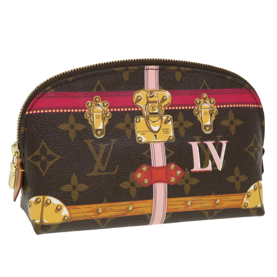LOUIS VUITTON Monogram Summer Trunk Pochette Cosmetic Pouch bs4543 | Studio Nafay