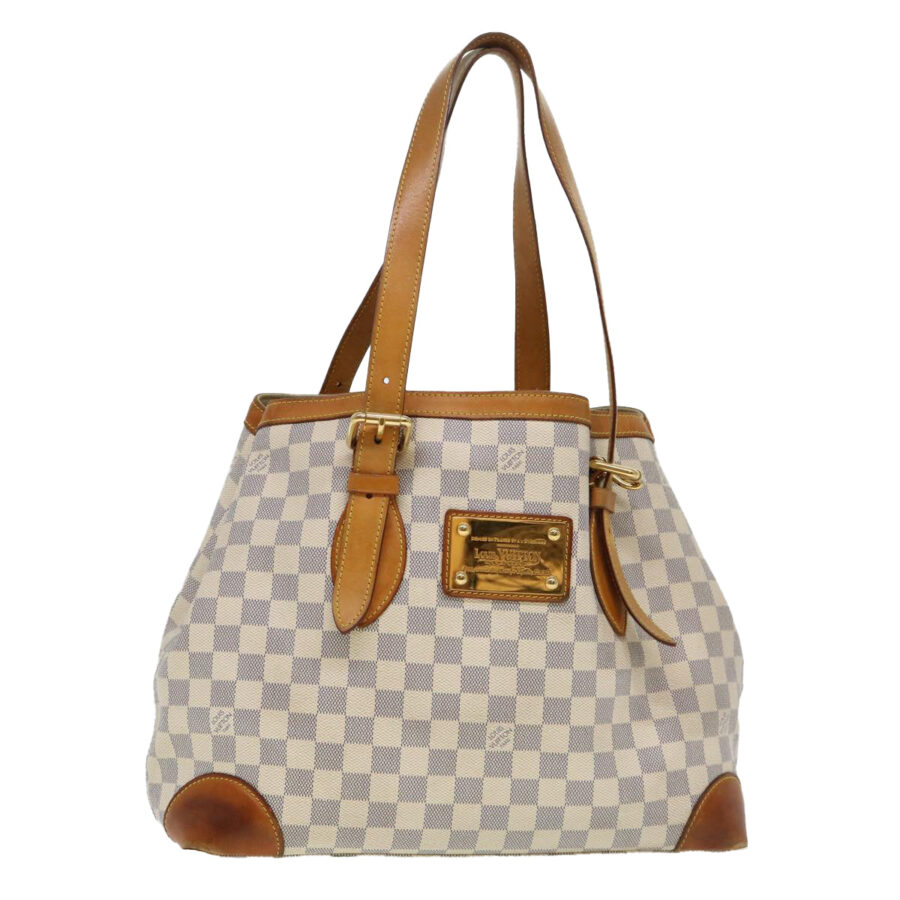 LOUIS VUITTON Damier Azur Hampstead MM Tote Bag LV bs4566 | Studio Nafay