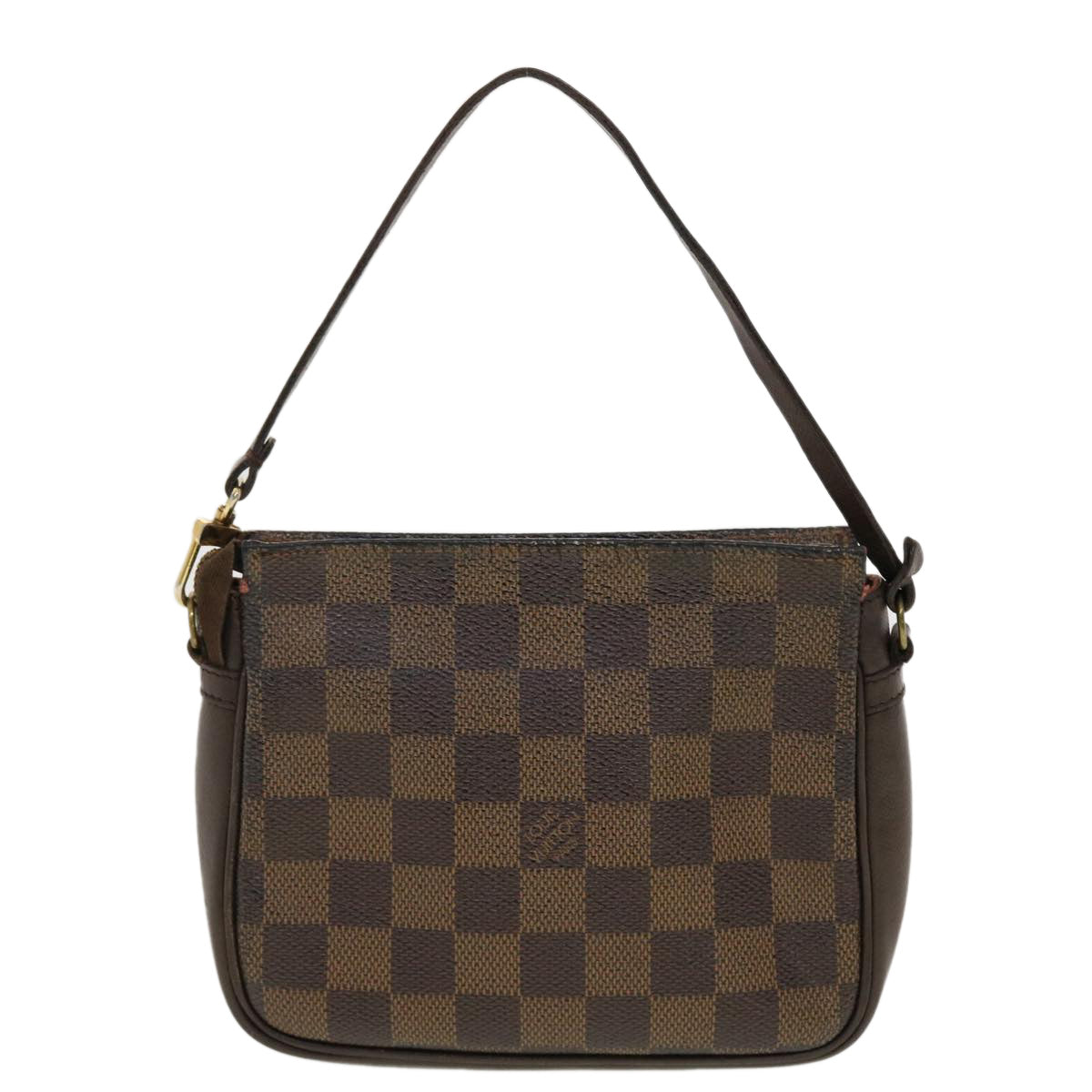 LOUIS VUITTON Damier Ebene Trousse Make Up Pouch LV bs4885