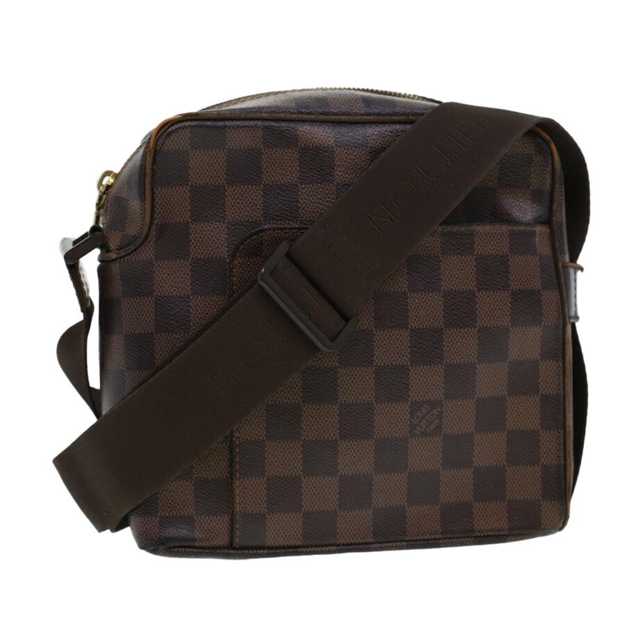 LOUIS VUITTON Damier Ebene Olaf PM Shoulder Bag LV Auth bs5247 | Studio Nafay