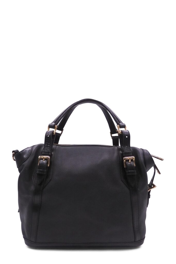 Perforated City Medium Ellers Bag Black - Product Image 2