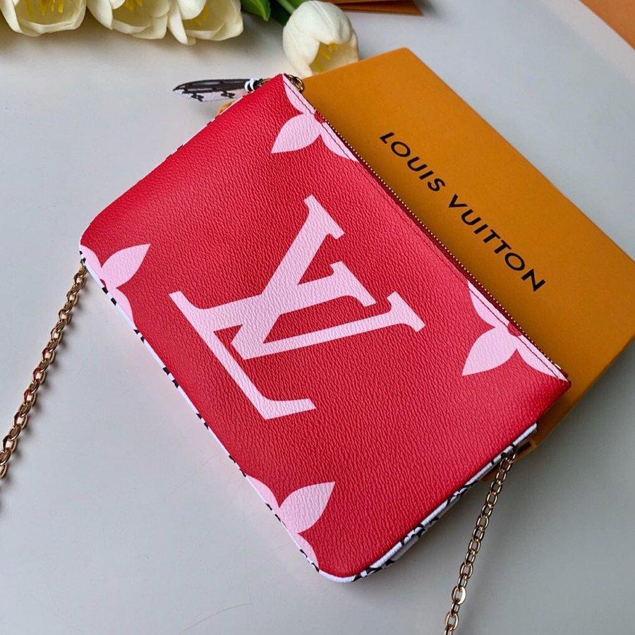 Louis Vuitton Monogram Giant Double zip pochette | Studio Nafay