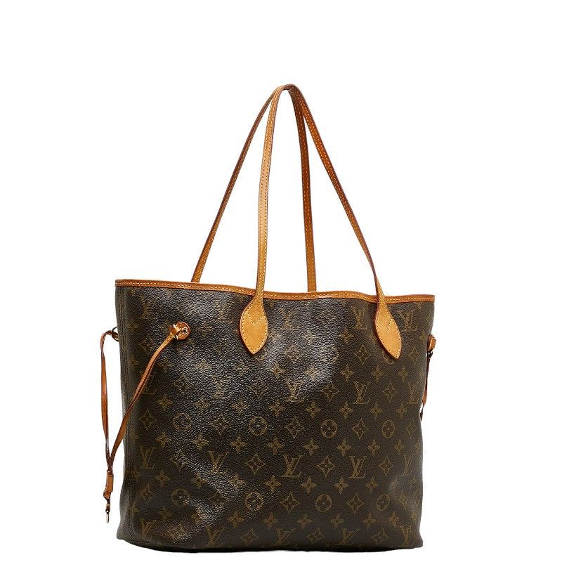 Louis Vuitton Monogram Newark GM Tote Bag Brown PVC Leather Louis Vuitton