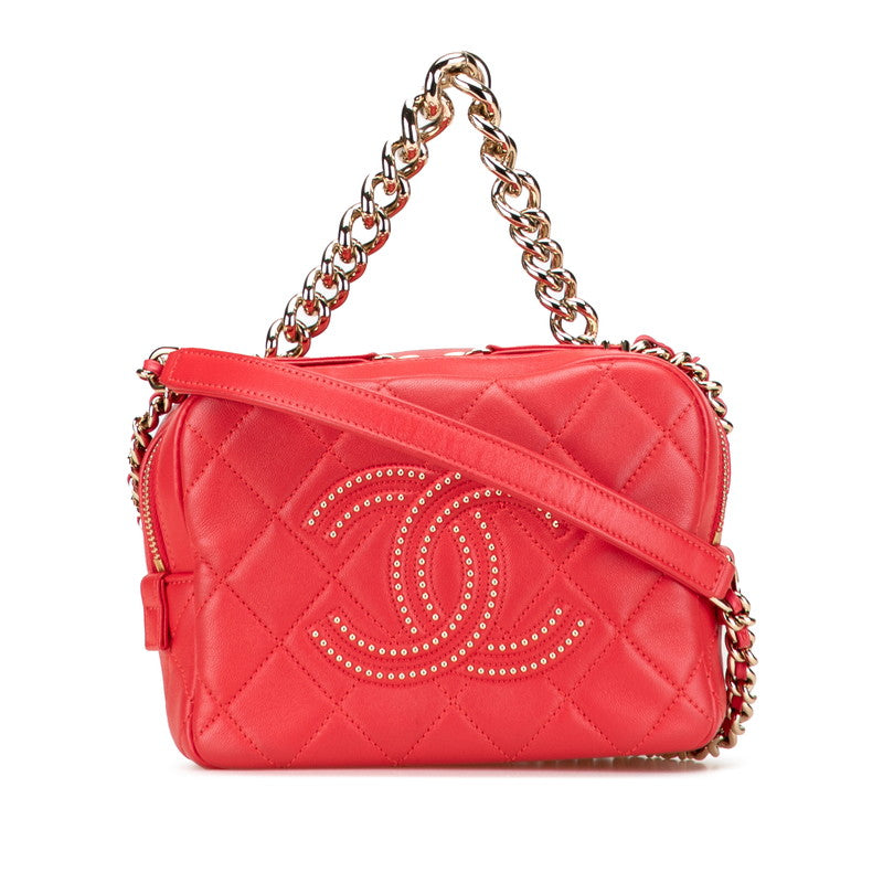 Chanel Matelassé Lambskin Chain Shoulder Bag | Studio Nafay