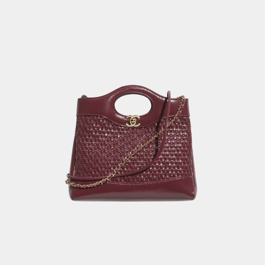 Chanel 31 Mini Shopping Bag Leather & Gold Tone Metal | Studio Nafay
