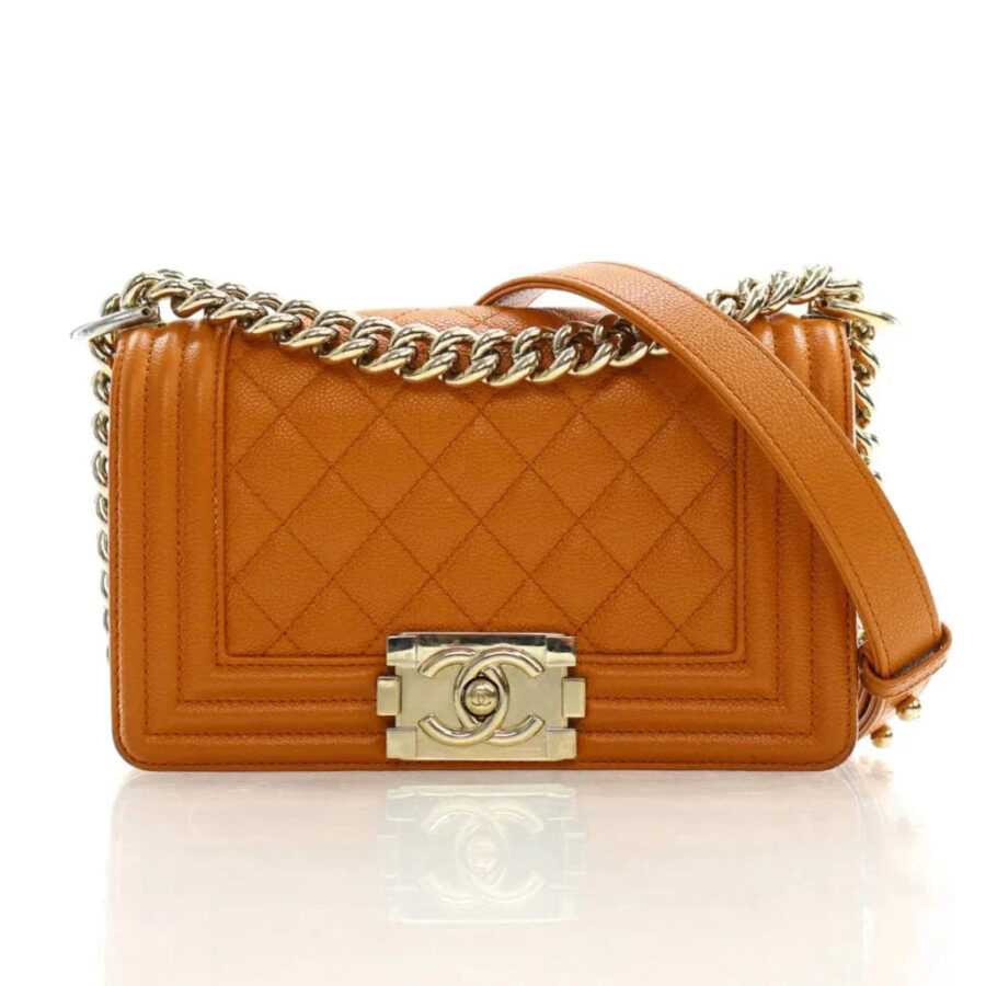 Chanel Small Brown Elegant Handbag | Studio Nafay