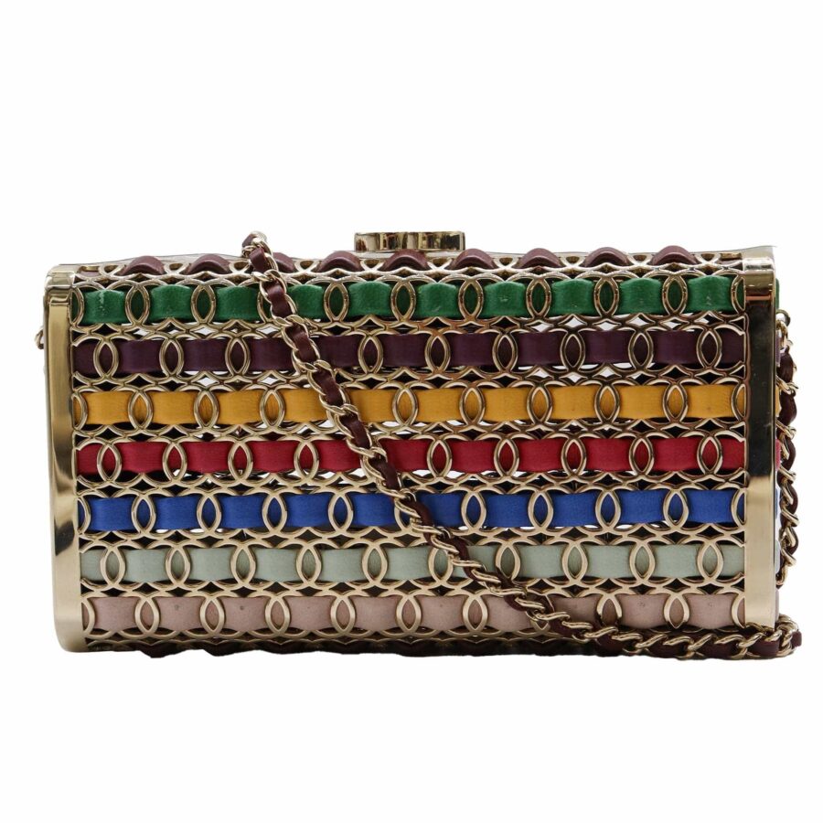 Chanel Leather Gold Elegant Clutch 2 | Studio Nafay