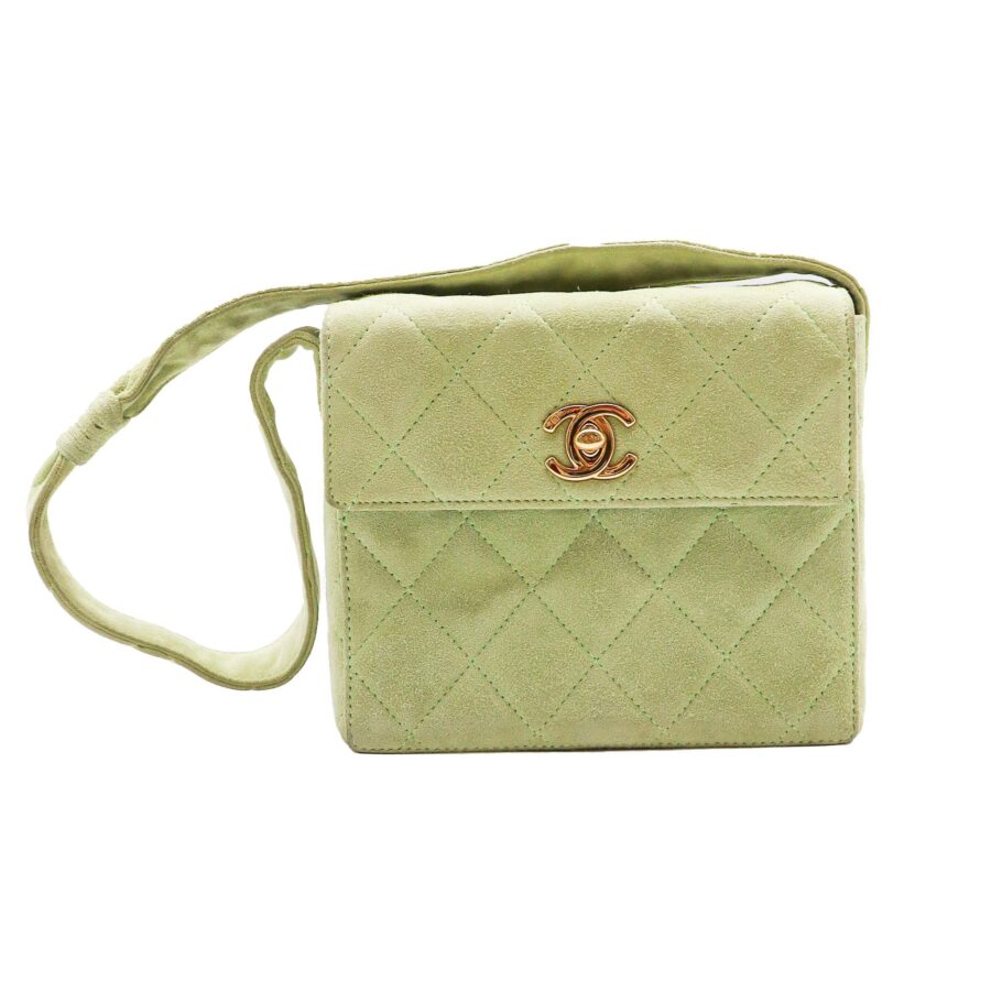 Chanel Flap Quilted Gold Crossbody Bag | Studio Nafay