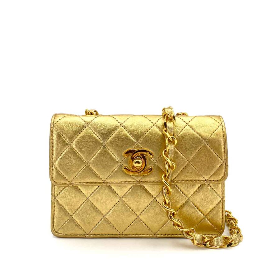 Chanel Mini Gold Elegant Shoulder Bag 2 | Studio Nafay
