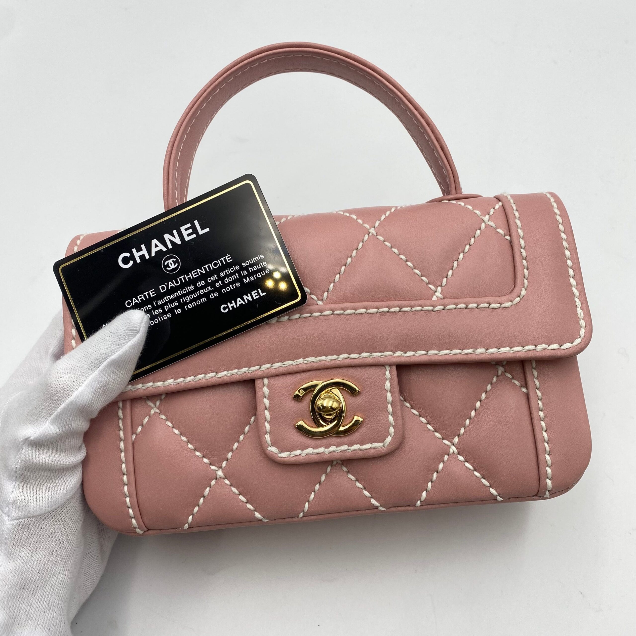 Chanel Pink Elegant Handbag 13