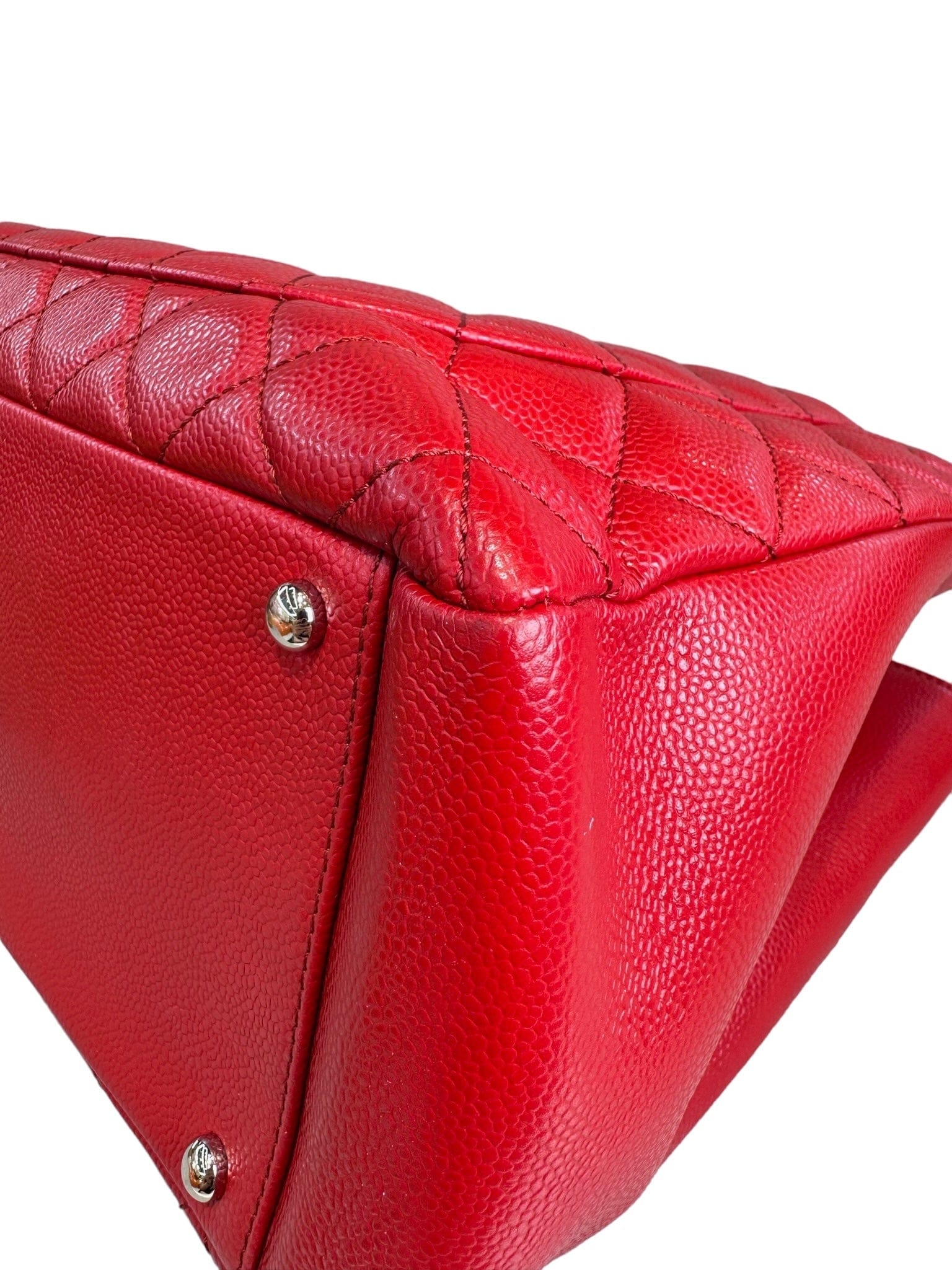 Chanel GST Large Red Caviar Bag