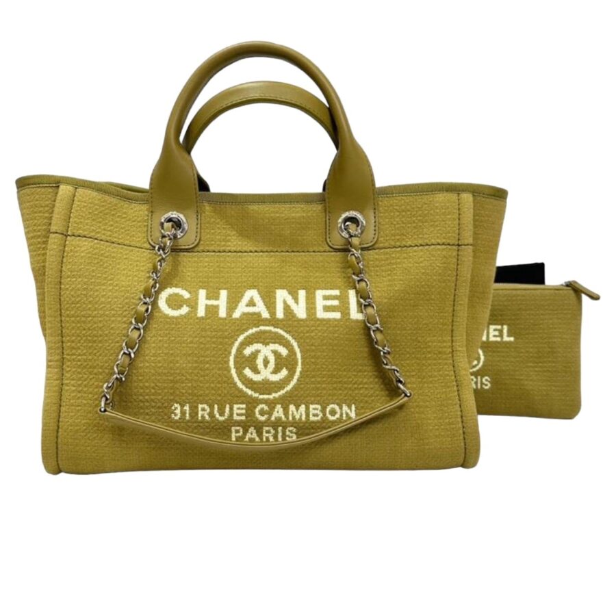 Chanel Small Deuville Light Olive Tote Bag - Small | Studio Nafay