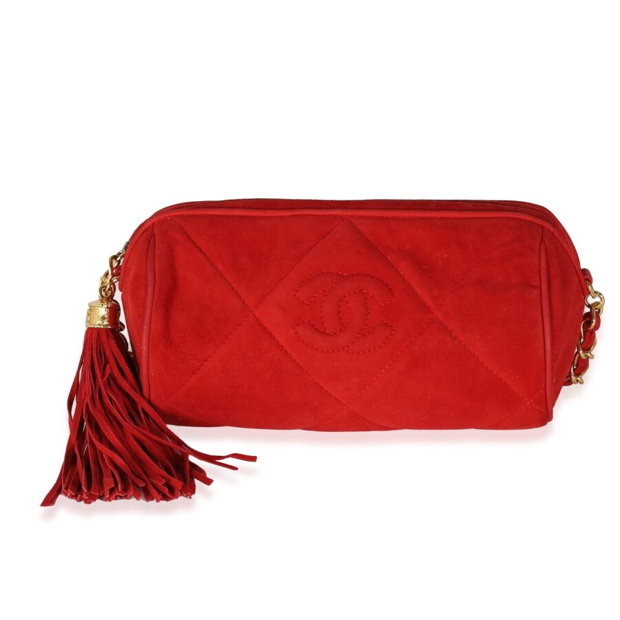 Chanel Medium Red Elegant Clutch | Studio Nafay