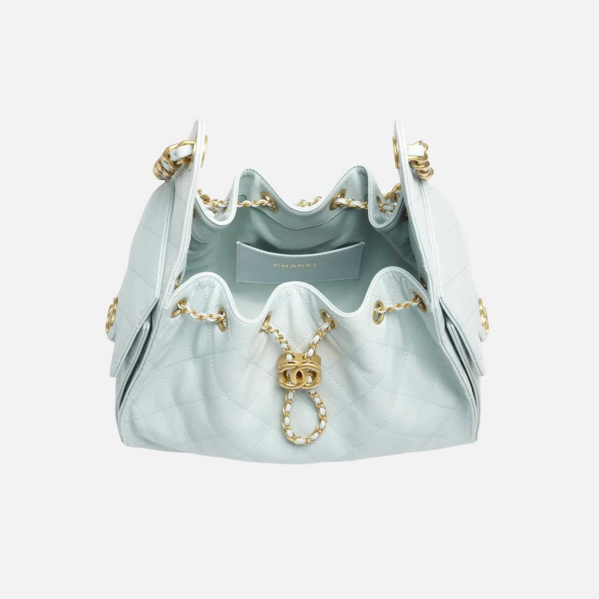 Small Chanel 25 Bag in Light Blue Calfskin  FW /26