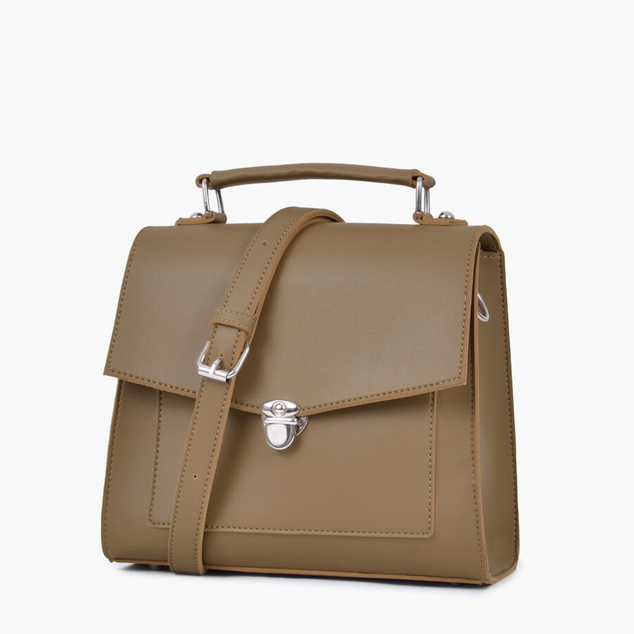 Coffee push-lock messenger bag | Studio Nafay