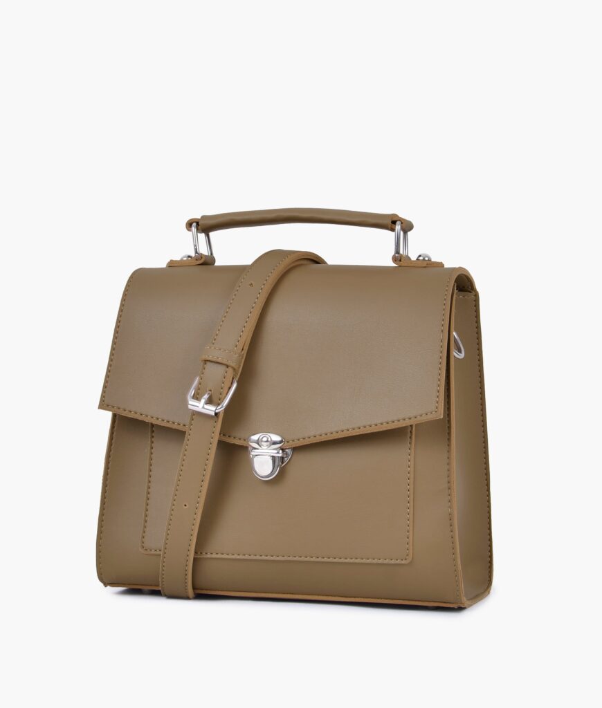 Coffee push-lock messenger bag | Studio Nafay