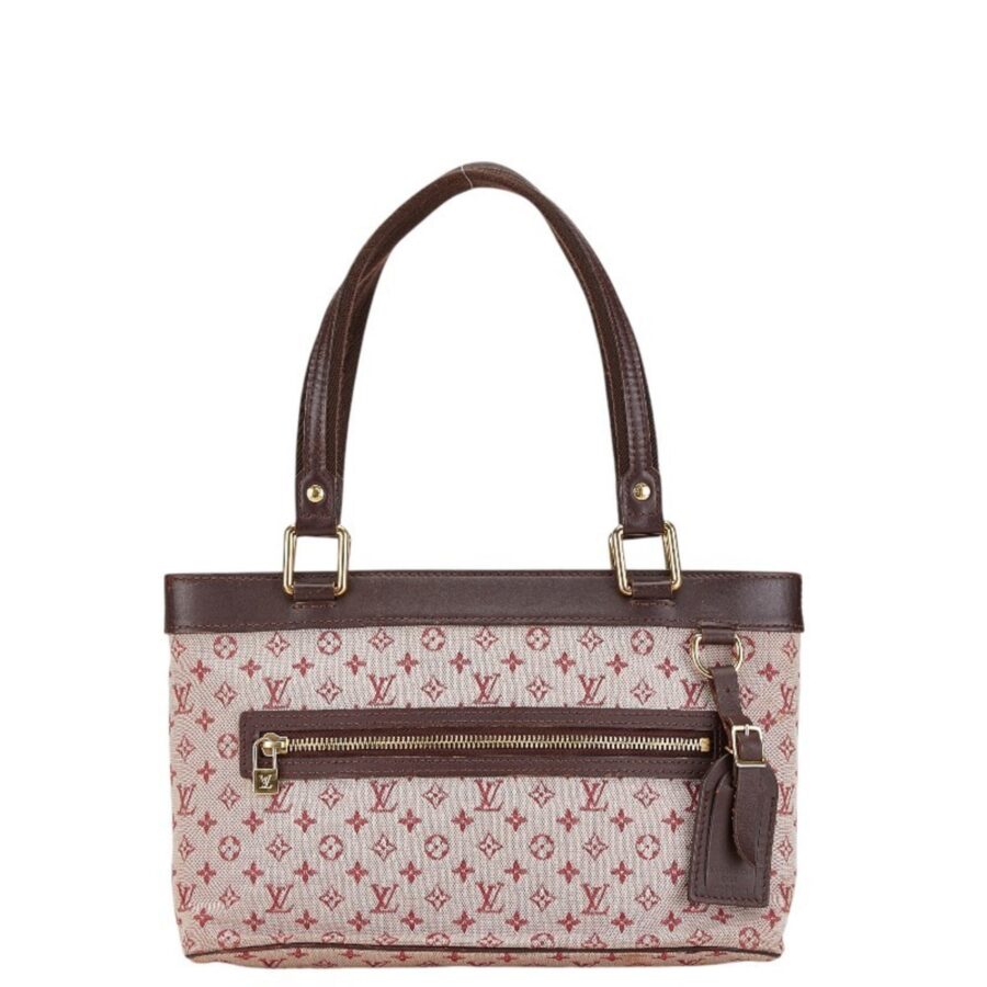 Louis Vuitton Cerise Color Canvas Leather Handbag | Studio Nafay