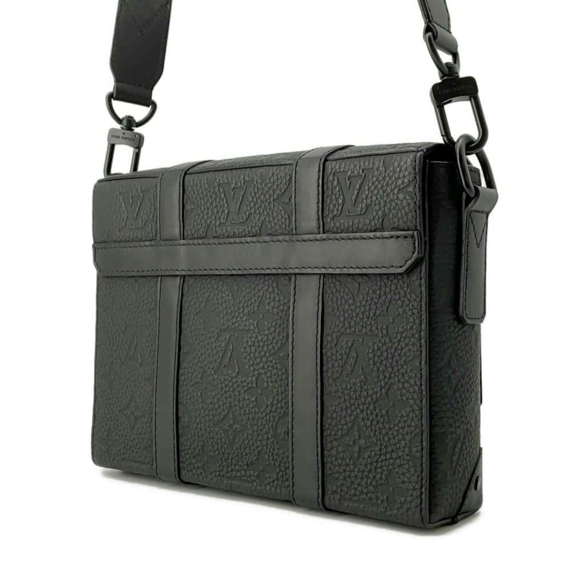 Louis Vuitton Taurillon Noir Leather Shoulder Bag