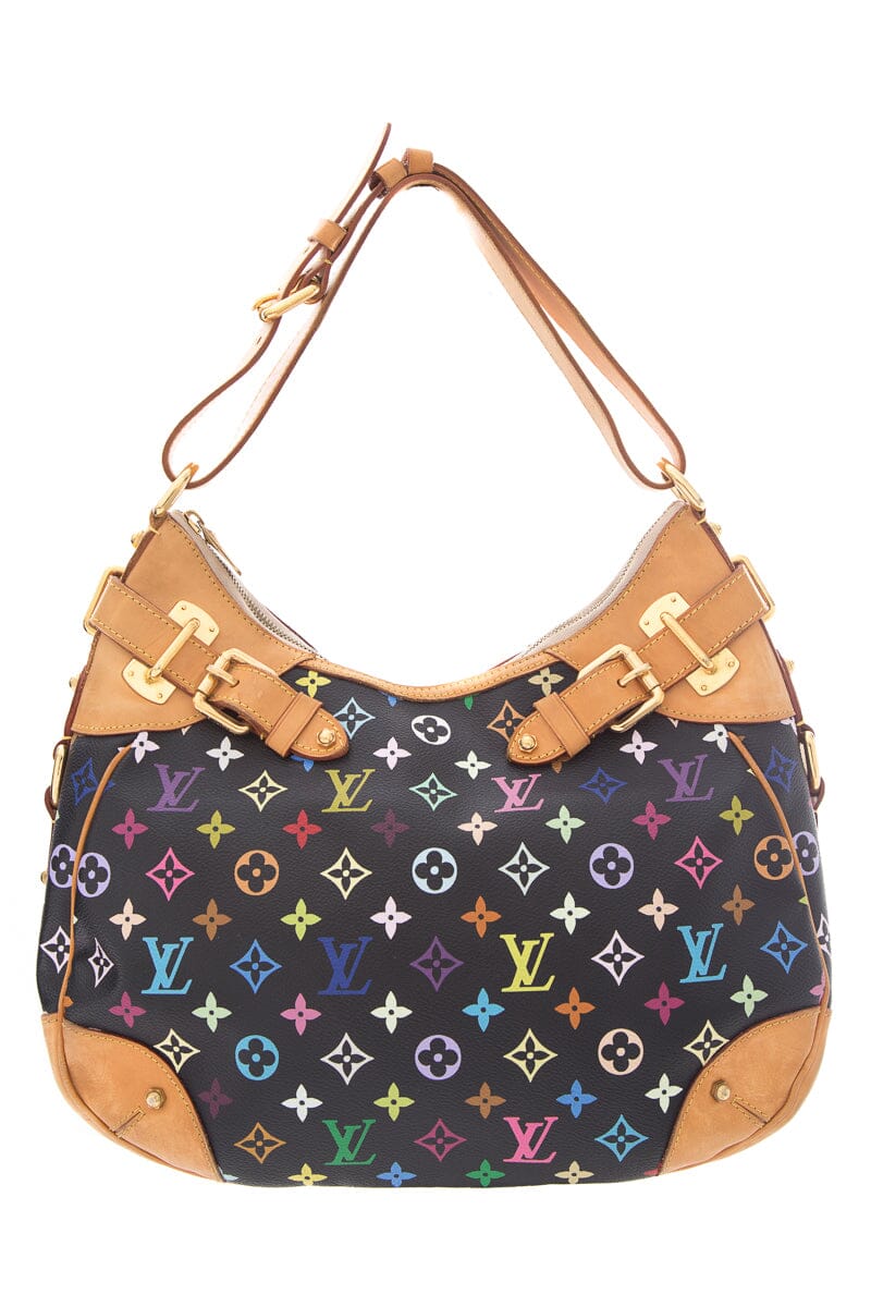 Louis Vuitton Multicolor Greta Black Handbag