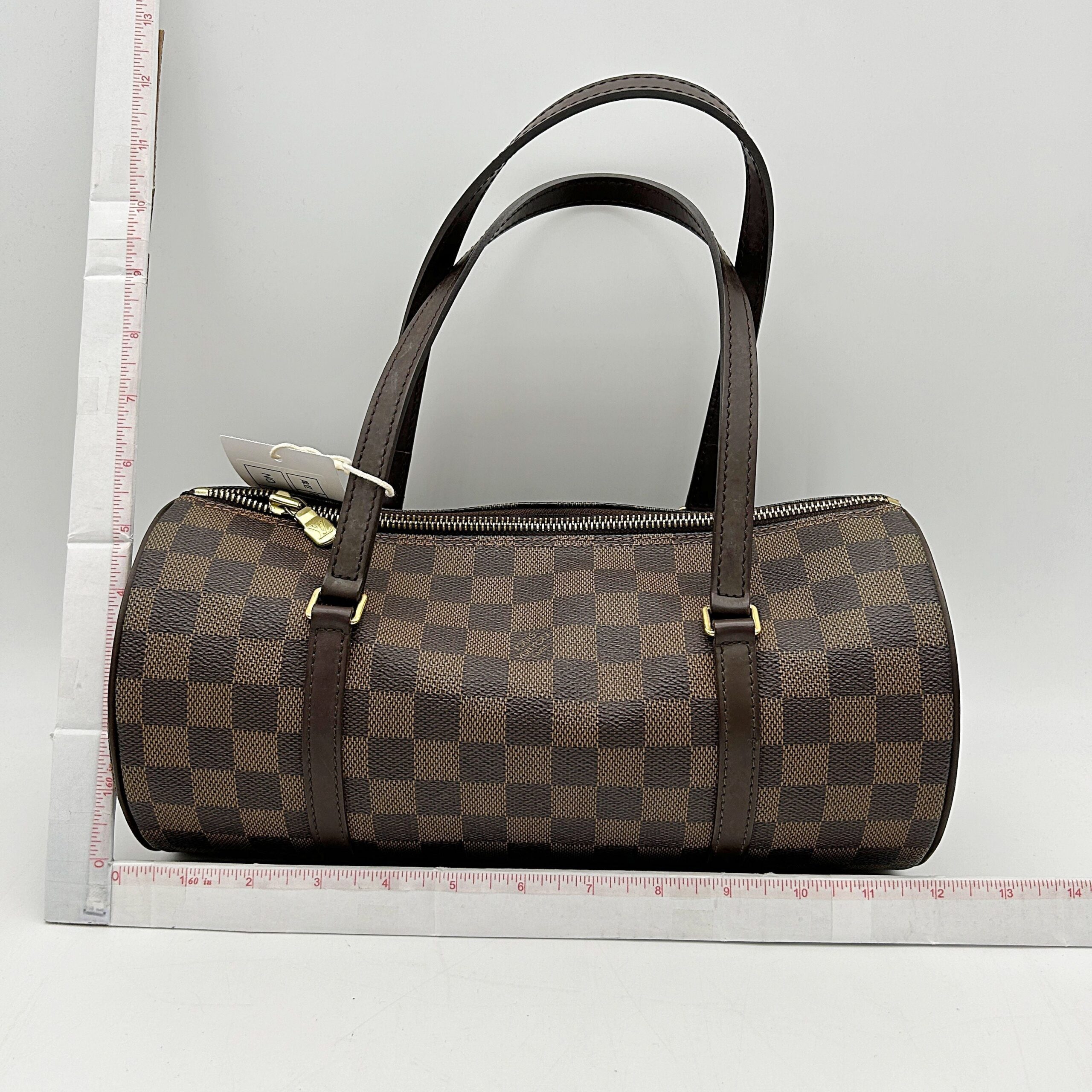 Louis Vuitton Damier Ebene Papillon 26 – Brown Handle Bags, Handbags