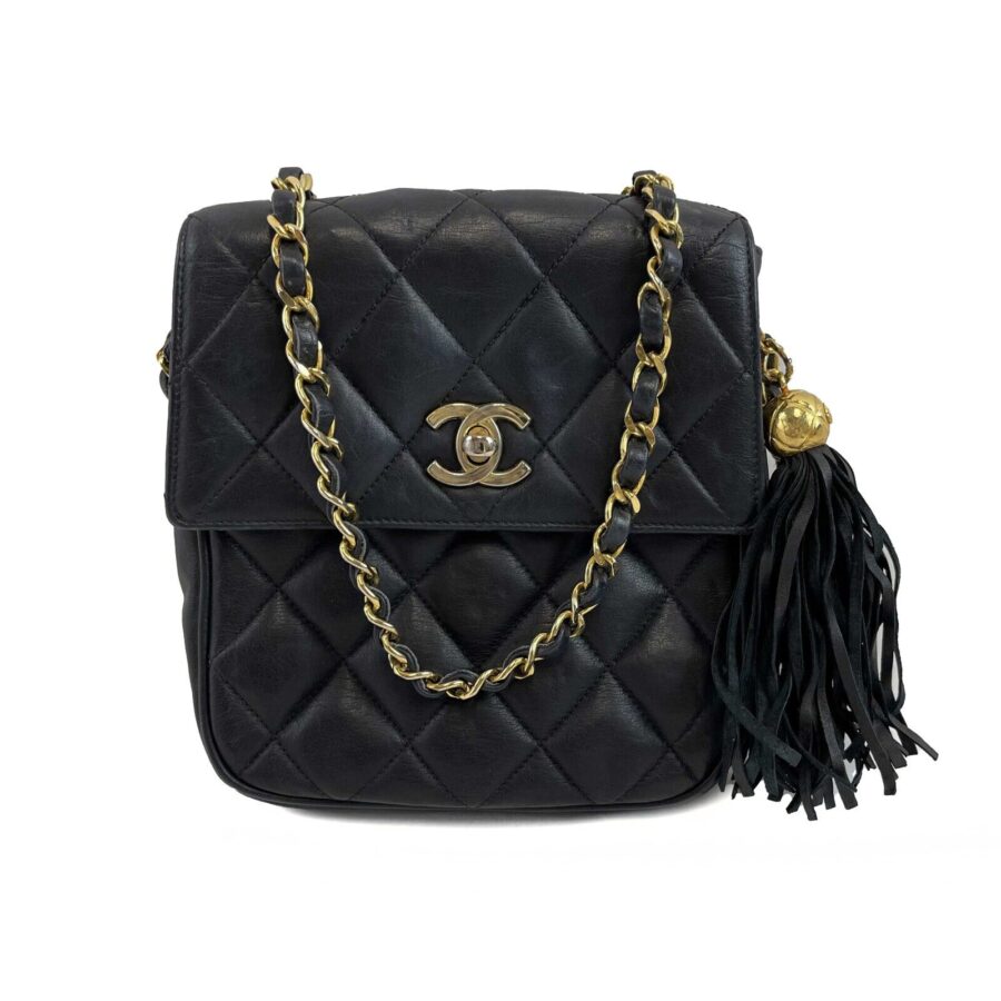 Chanel Small Leather Black Crossbody Bag | Studio Nafay