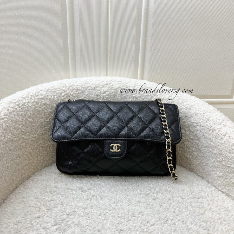 Chanel VIP Gift Tote Bag in Black Caviar and LGHW | Studio Nafay