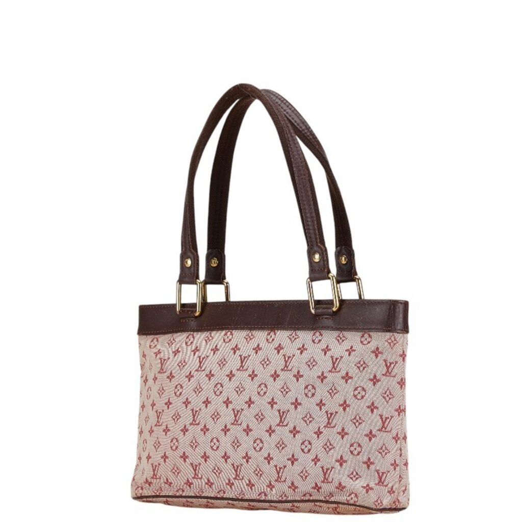 Louis Vuitton Cerise Color Canvas Leather Handbag - Product Image 2