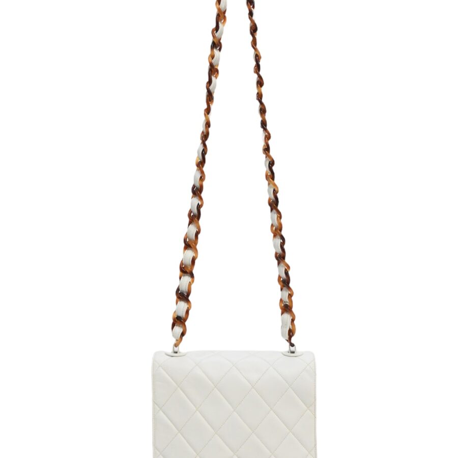 Chanel Leather White Crossbody Bag Style 3 | Studio Nafay