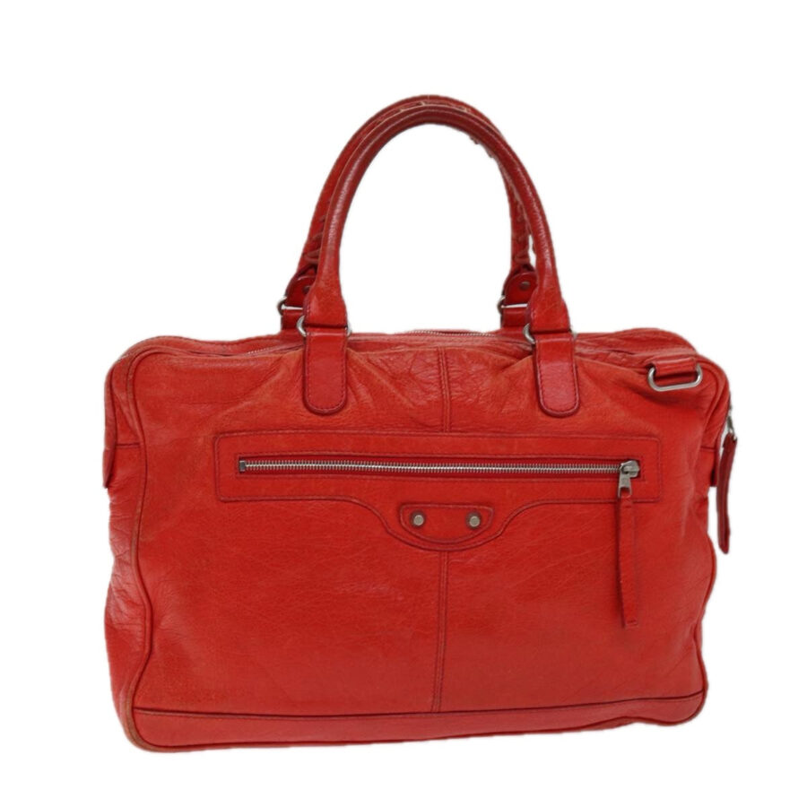 BALENCIAGA Classic Arena Hand Bag Leather Red 310939 Auth ep4741 | Studio Nafay