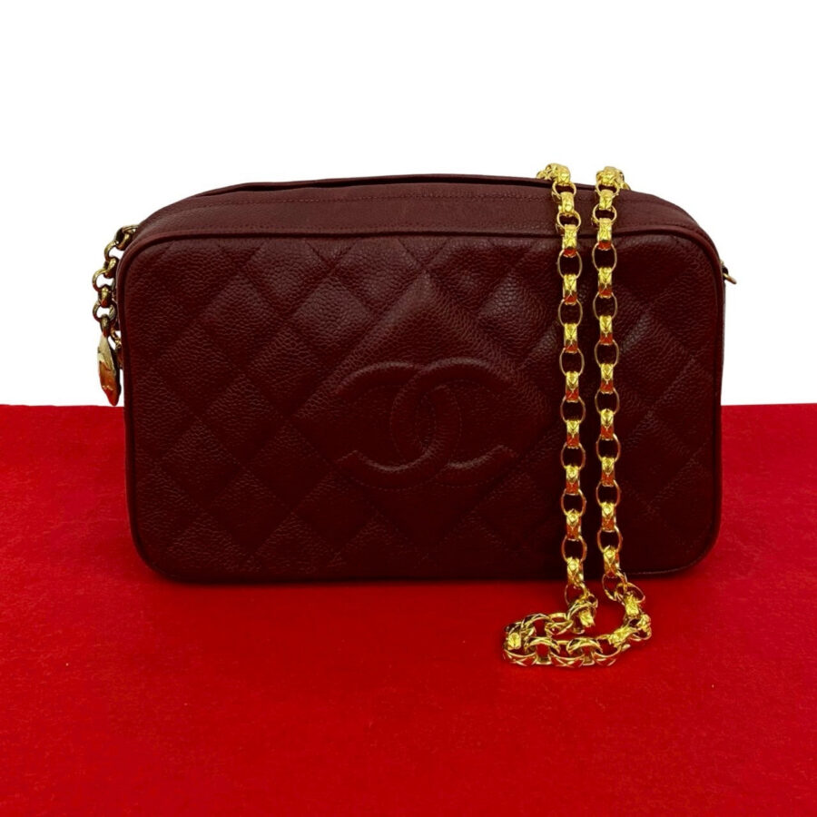 Chanel Matelassé Caviar Skin Shoulder Bag | Studio Nafay