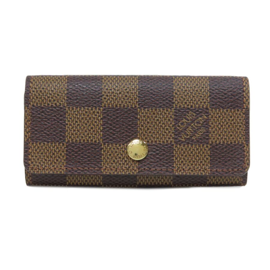Louis Vuitton Damier Canvas Ebene Damier Canvas Keycase | Studio Nafay