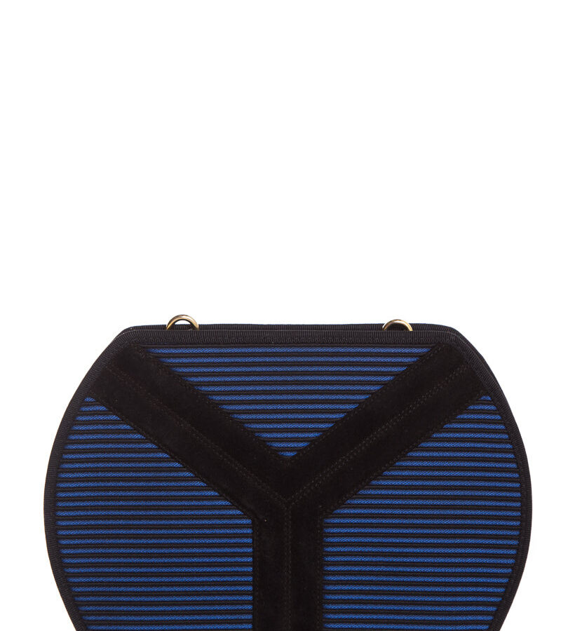 YSL Navy & Black Handbag | Studio Nafay