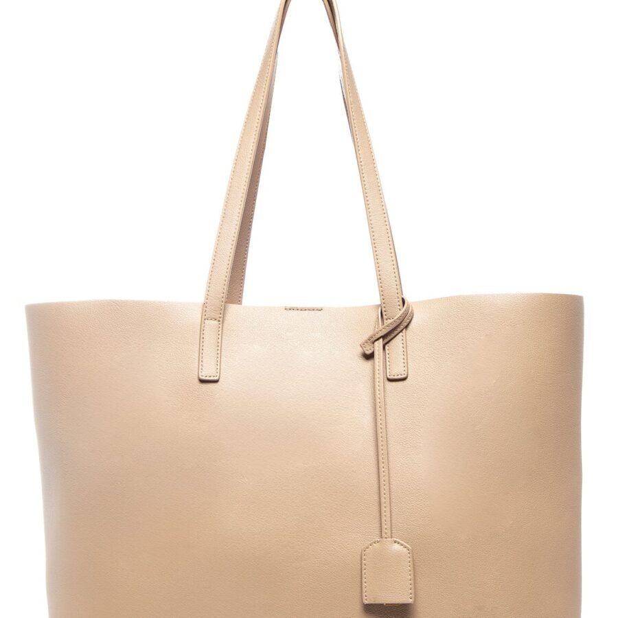Saint Laurent Tan East West Shopper Tote | Studio Nafay