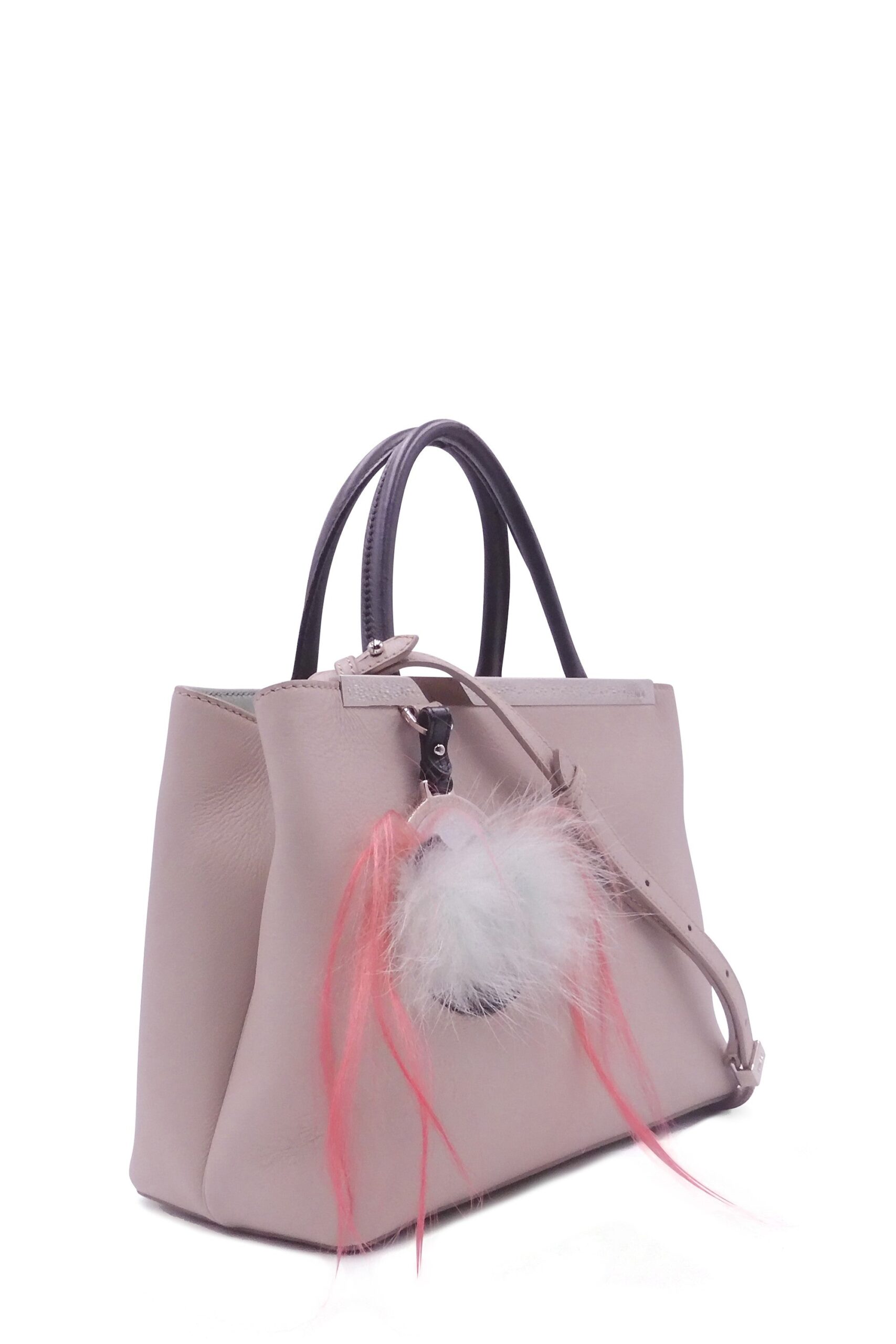 Petite 2jours Vitello Dolce Monster Charm Grigio Polvere