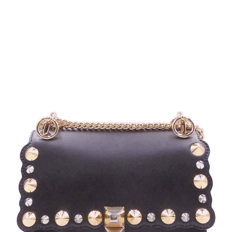 Small Kan I Embellished Pearl Black | Studio Nafay