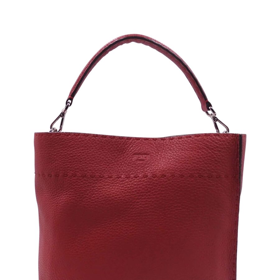 Small Selleria Anna Bucket Red | Studio Nafay