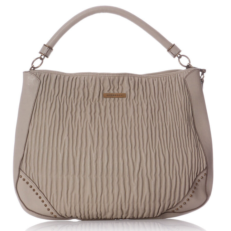 Burberry Taupe Hobo | Studio Nafay