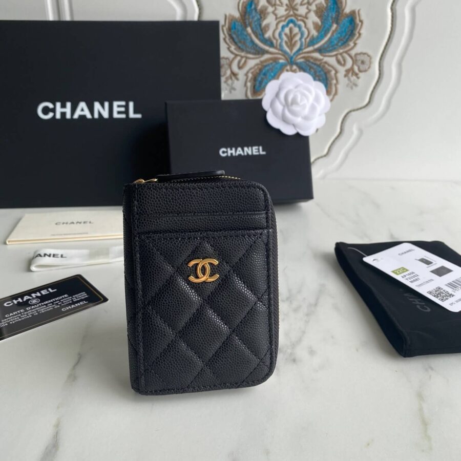 GC wallet clutch bag 7.5cm black | Studio Nafay