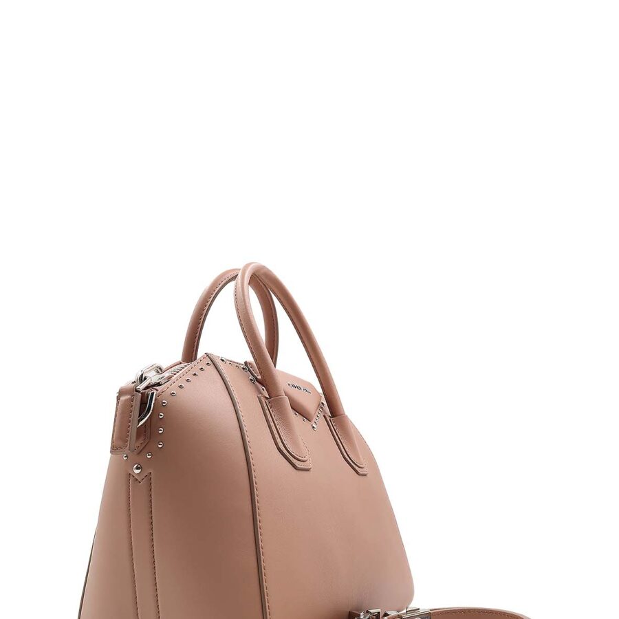 Studded Small Antigona Light Brown | Studio Nafay