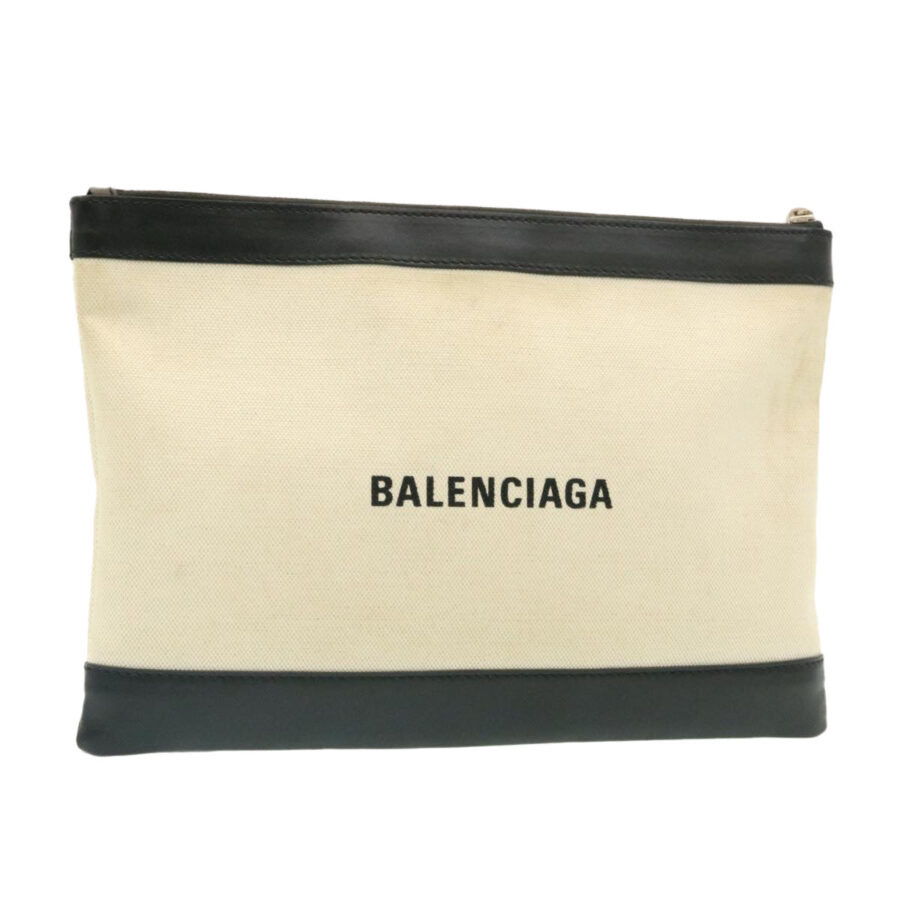 BALENCIAGA Clutch Bag White Auth am1678g | Studio Nafay