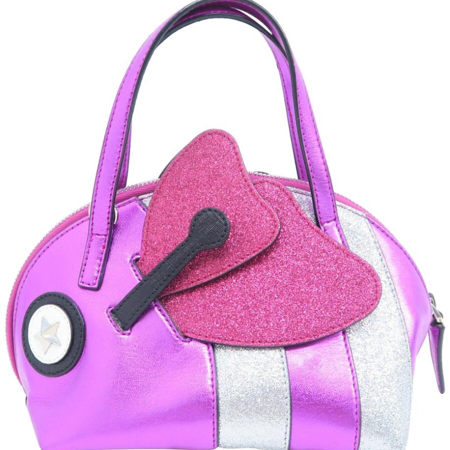Gucci Butterfly Children Metalic Magenta Calfskin Tote | Studio Nafay