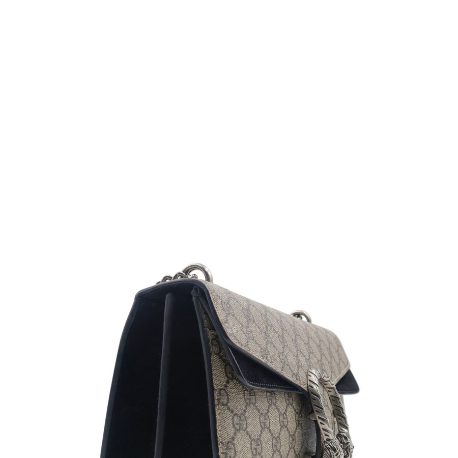 Dionysus GG Supreme Small Shoulder Bag Black | Studio Nafay