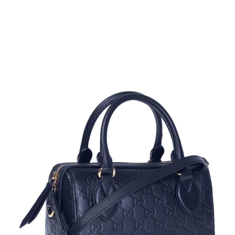 Guccissima Small Boston Navy | Studio Nafay