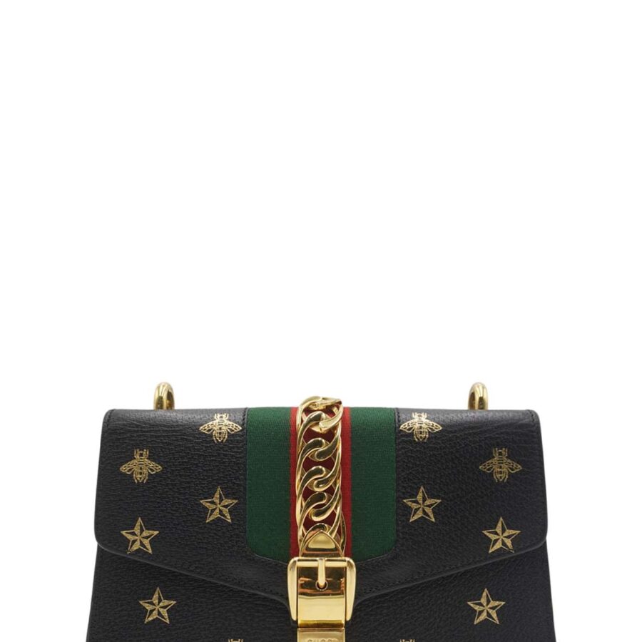 Small Sylvie Bee Star Bag Black | Studio Nafay