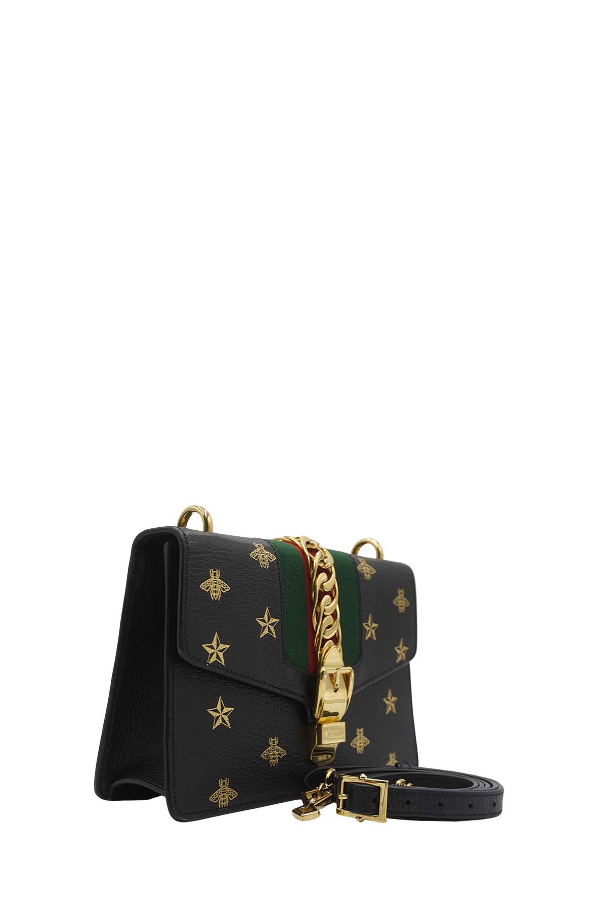 Small Sylvie Bee Star Bag Black