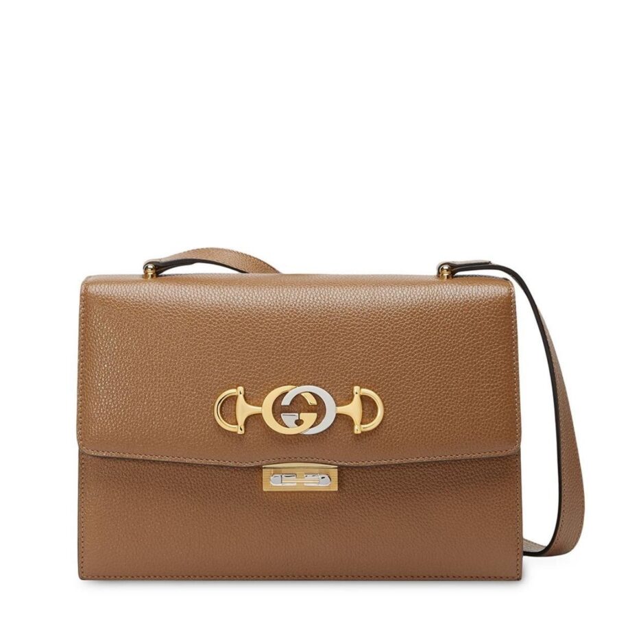 Zumi Crossbody Bag in Brown | Studio Nafay