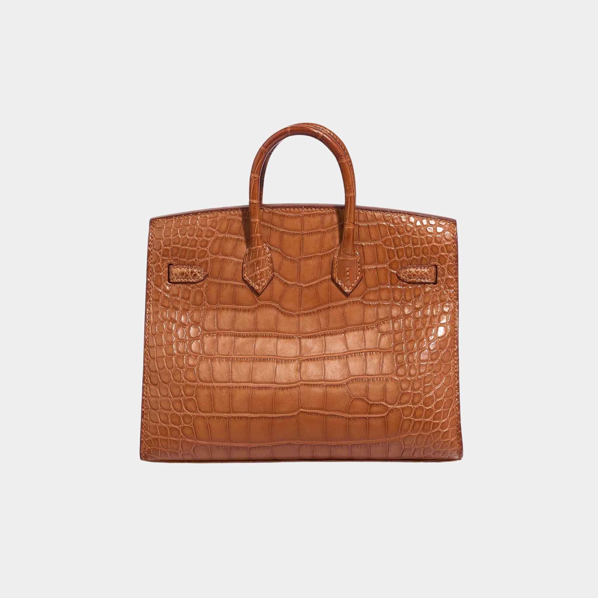 Birkin 20 Alligator Mississippi Gold GHW